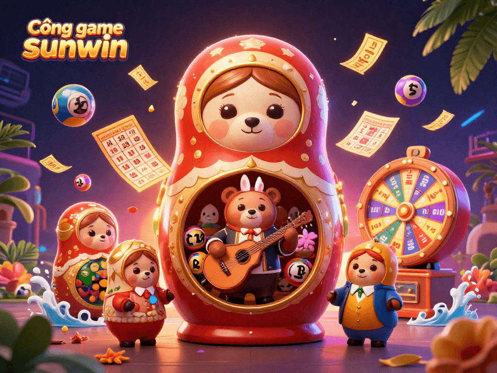 Cổng game sunwin mang đến trải nghiệm xổ số sôi động với những quả bóng đầy màu sắc và phần thưởng lớn.