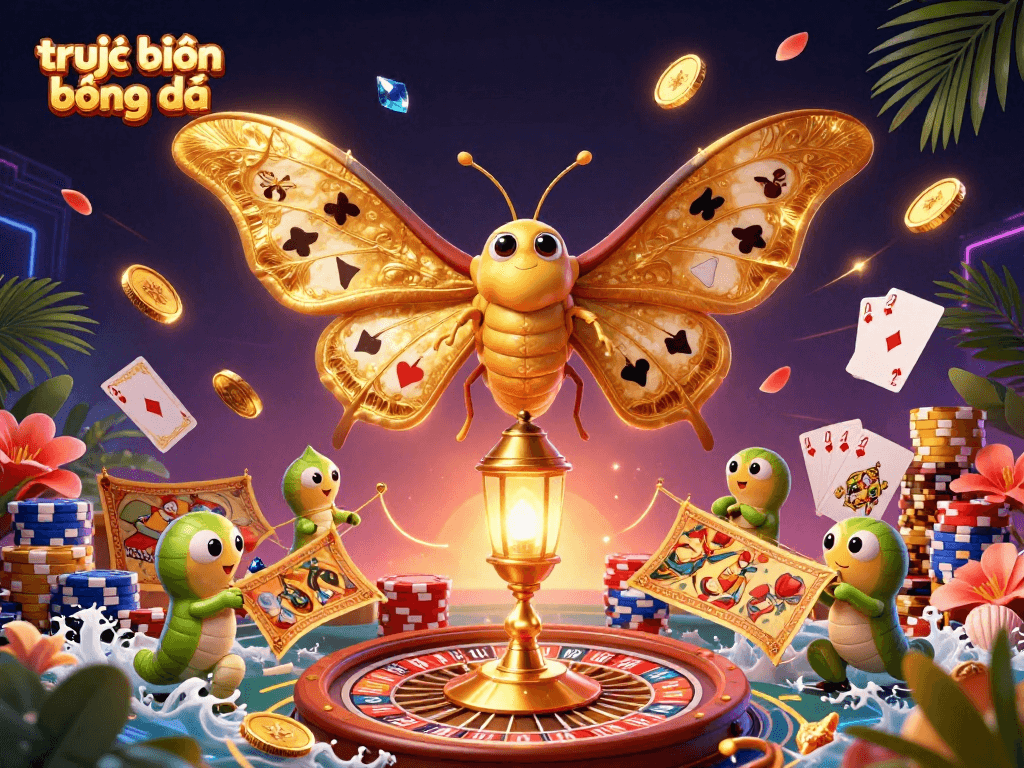 Enjoy trực tiếp bóng đá in high definition with vibrant casino-themed elements and dynamic action.