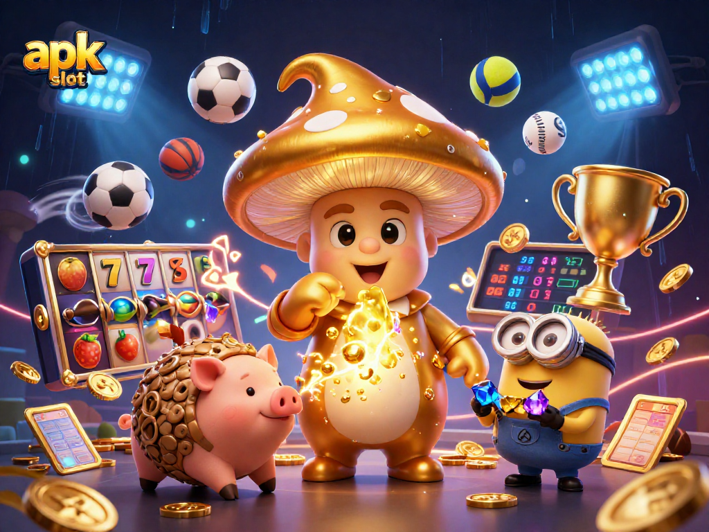 Menangkan jackpot besar dengan apk slot yang memikat dalam suasana kasino yang penuh gemerlap.