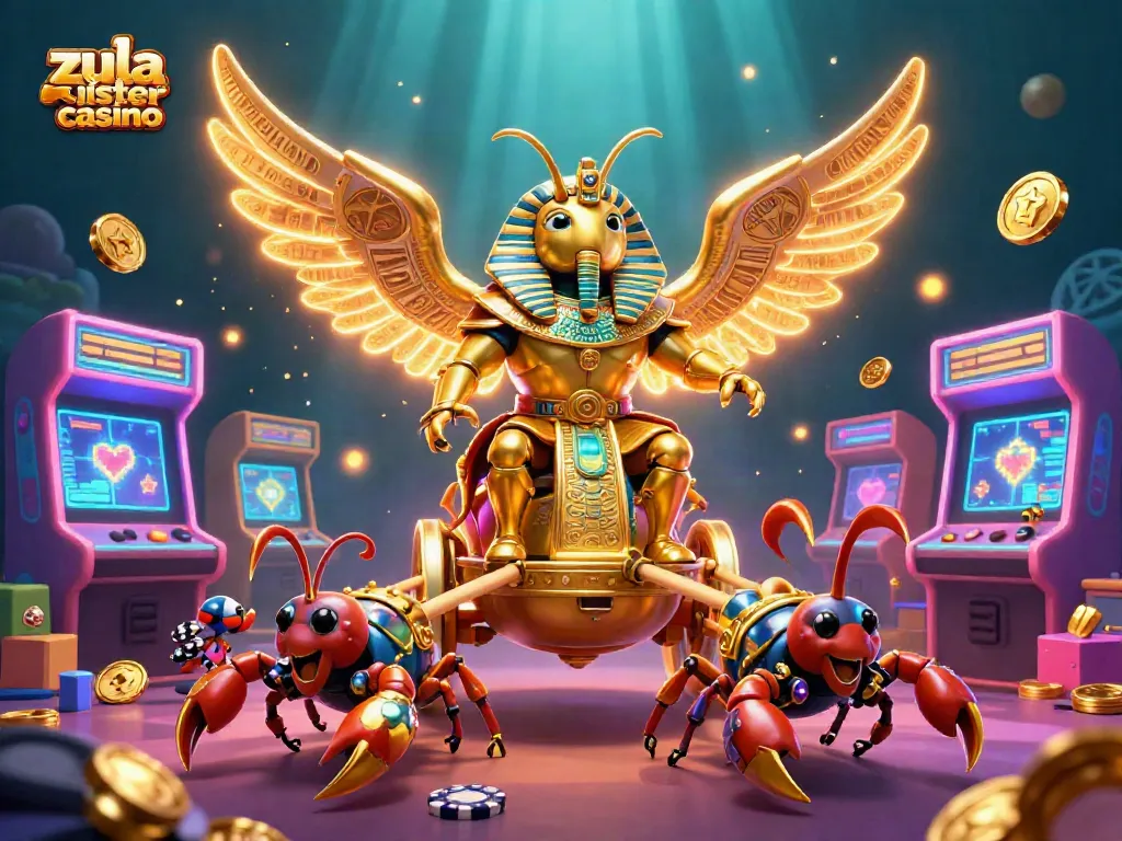 Experience excitement at Zula Sister Casino with vibrant gaming elements and engaging characters.