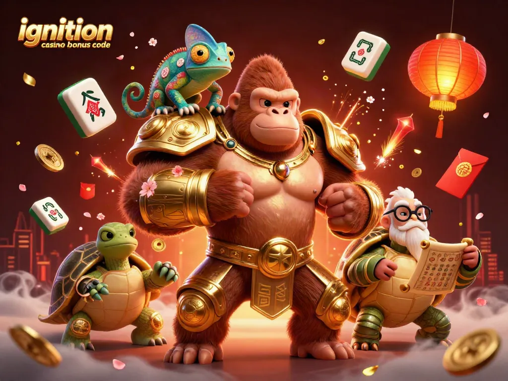 Playing with the ignition casino bonus code and winning big with 3D characters and vibrant casino elements.