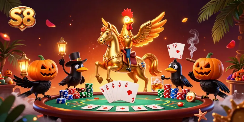 Experience thrilling moments in S8's vibrant casino environment, showcasing dynamic gaming action.