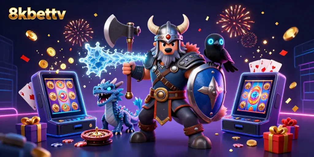 Experience thrilling adventures with 8kbettv through exciting 3D visuals of gaming and vibrant characters.