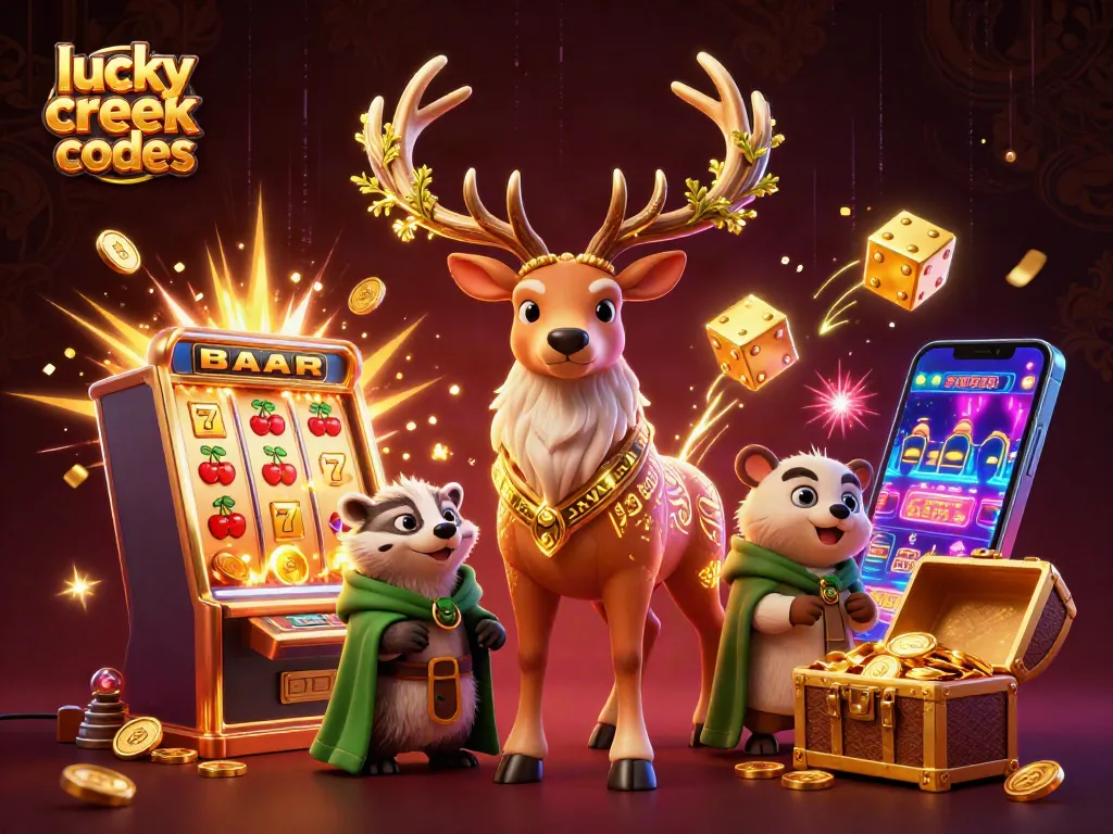 Win big with Lucky Creek bonus codes in a vibrant casino atmosphere filled with excitement and energy.
