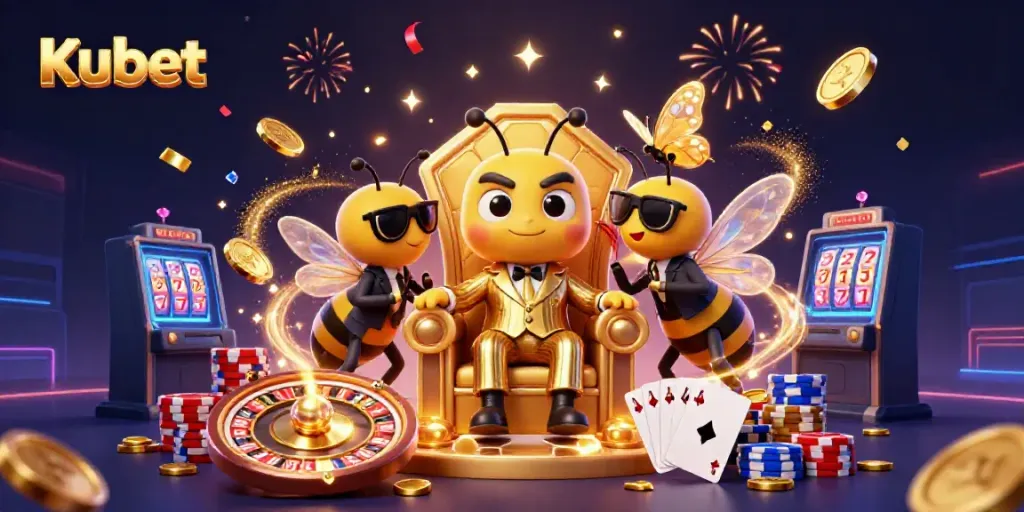 Kubet brings excitement to players with vibrant casino elements and animated characters