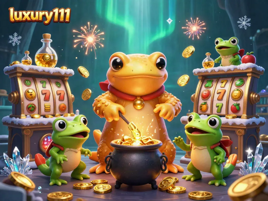 Win lucrative prizes and bonus features with luxury111's exciting slot games and gold coins.