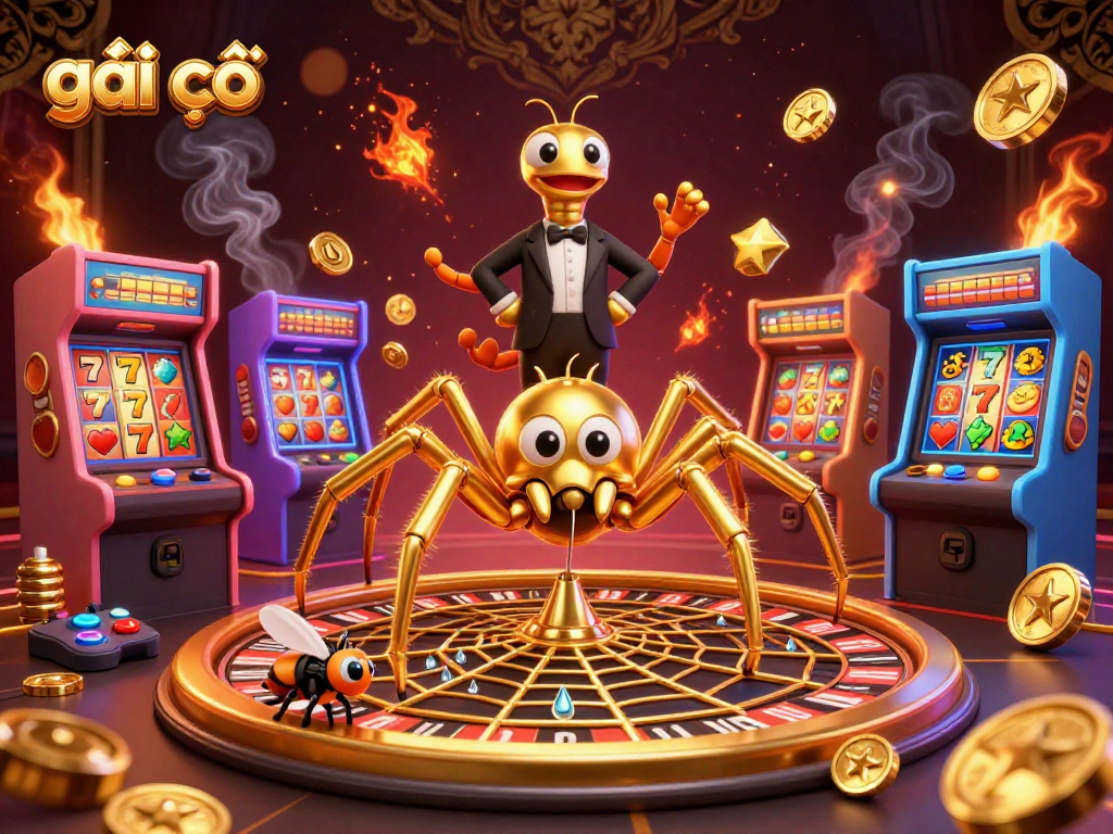 Engage with the rich 3D illustration of gái gọi placing bets amid casino elements.
