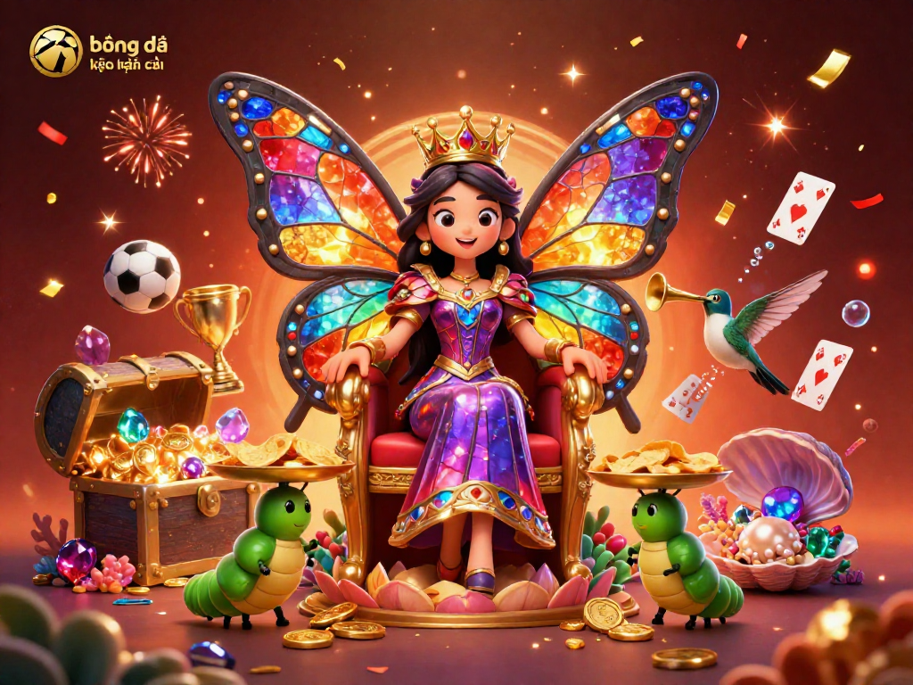Experience the thrill of bóng đá kèo nhà cái with a spectacular illustration of vibrant characters celebrating sports betting.