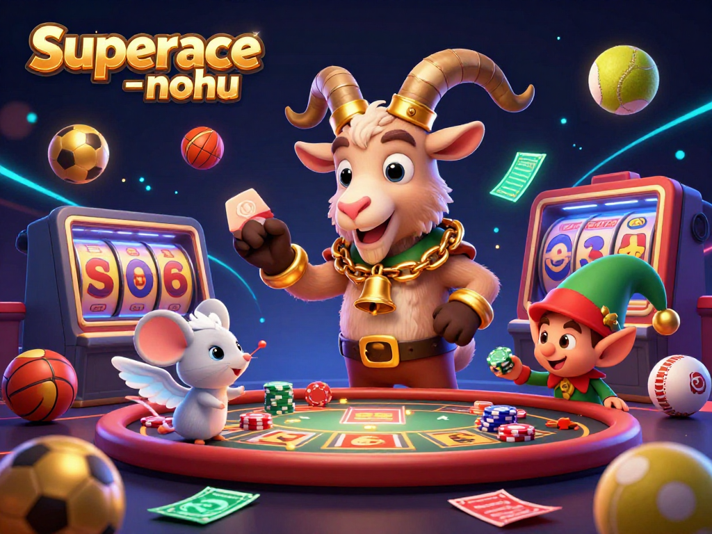 Engage in the thrilling game dynamics of superace-nohu with vibrant characters and exciting casino elements.