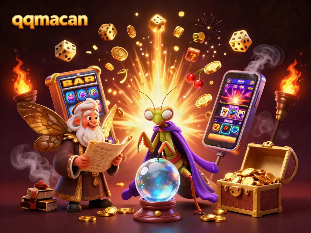 Engage with qqmacan's thrilling online slot experience featuring fortune tellers and jackpot excitement.