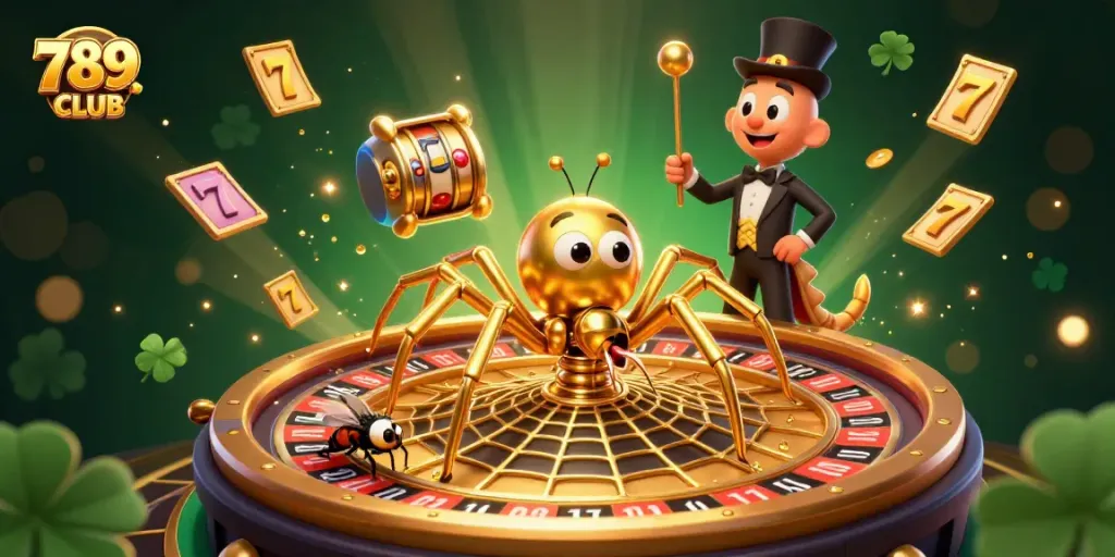 Engage in thrilling bets at 789CLUB with 3D cartoon characters and immersive casino elements.