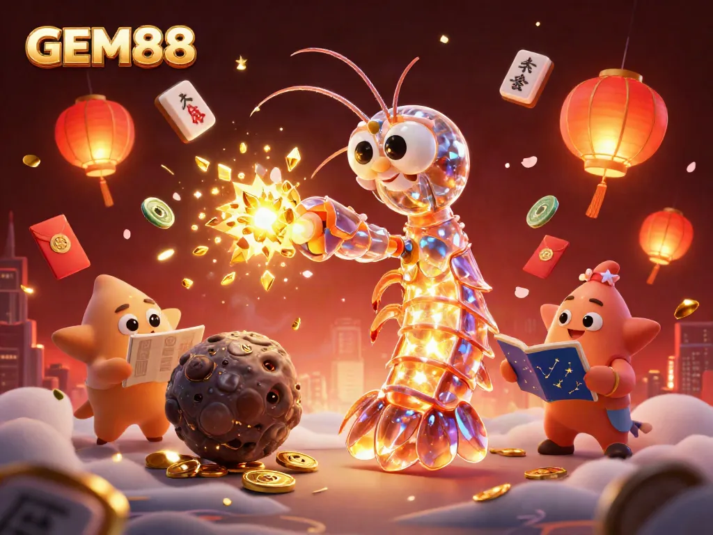 Experience GEM88 with dynamic gaming extravaganza featuring a galactic samurai and treasures exploding in golden glory.