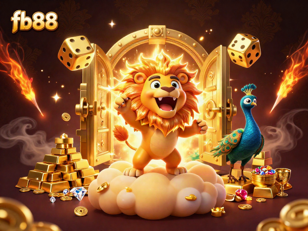 Experience thrilling action with fb88 as the sun lion roars amidst golden treasures and dynamic dice.