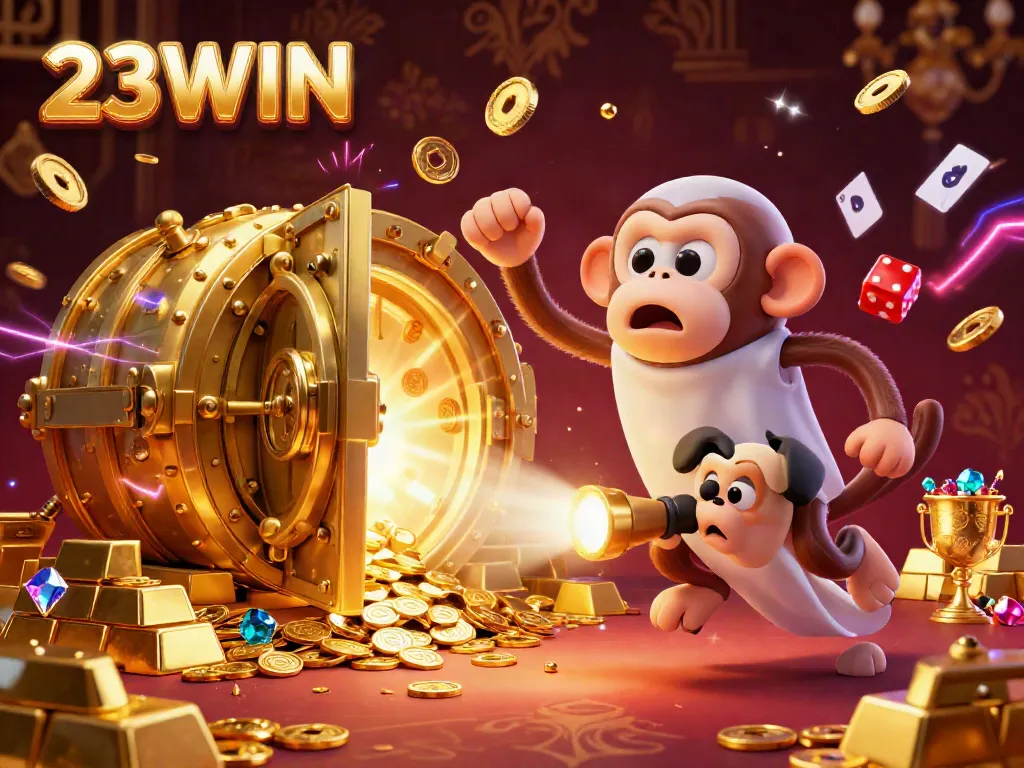Experience the vibrant excitement of 23WIN's whimsical casino world, where playful spirits and treasures collide.