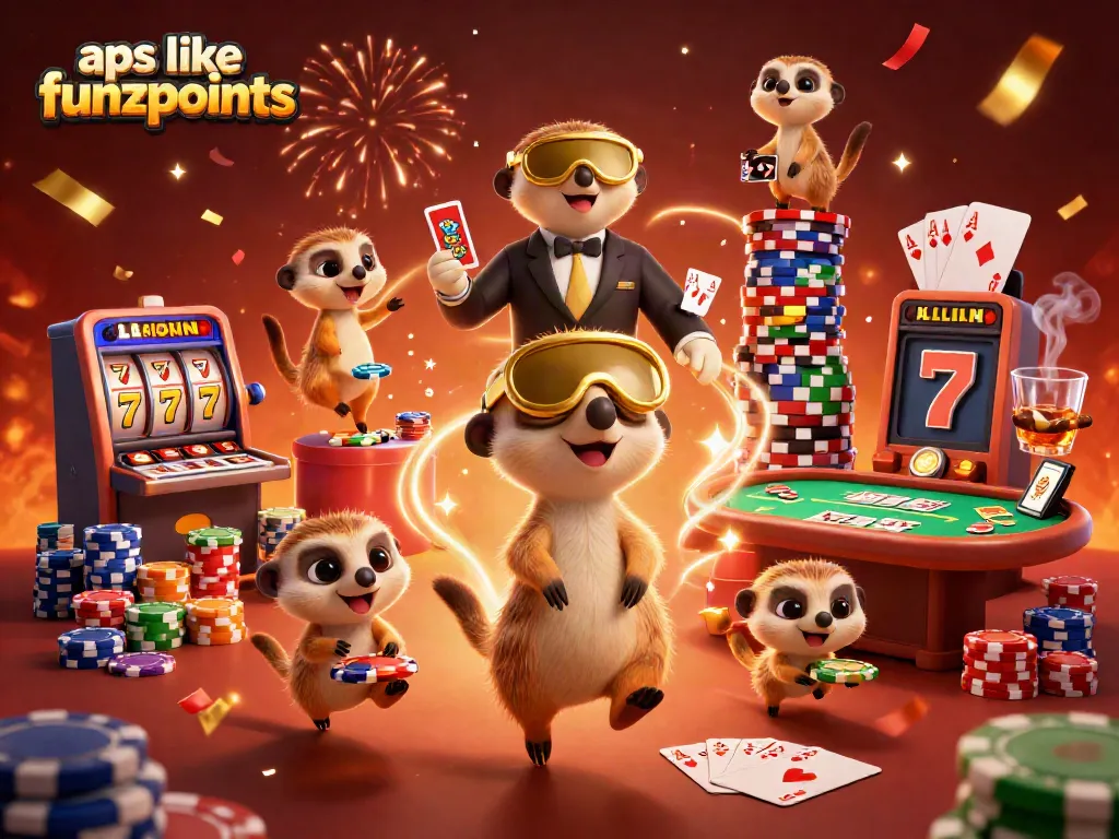 Play exciting games like Funzpoints with meerkats at a dynamic casino setup.