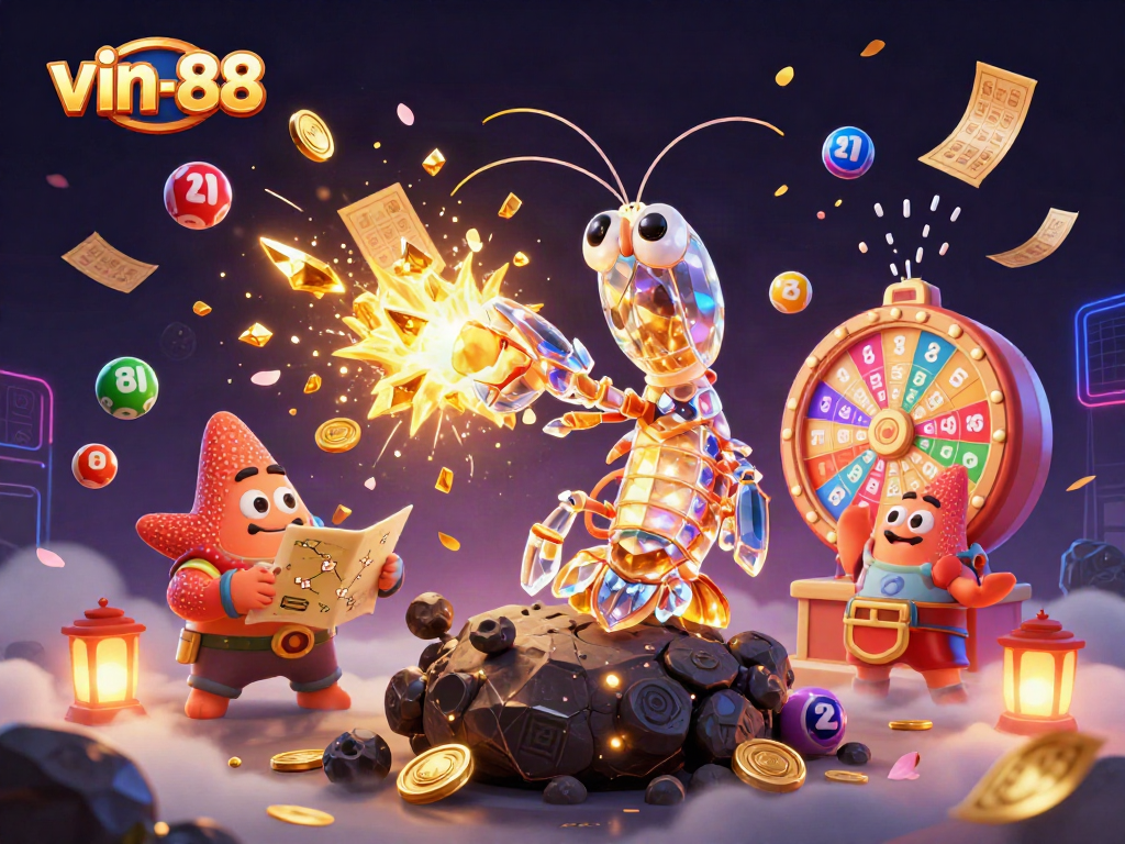 Experience thrilling gambling adventures at vin-88 with vibrant animations and dynamic lottery elements.